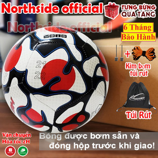 Quả bóng đá tiêu chuẩn thi đấu - Loại 3 lớp - Banh da số 5 + Tặng kim bơm, túi lưới Bảo Hành Da 12 Tháng