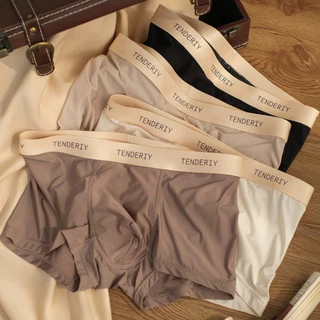 Quần sịp nam boxer vải thun lạnh sịp đùi co dãn quần xì nam mềm mát ship đùi kháng khuẩn TENDE - King Boxer