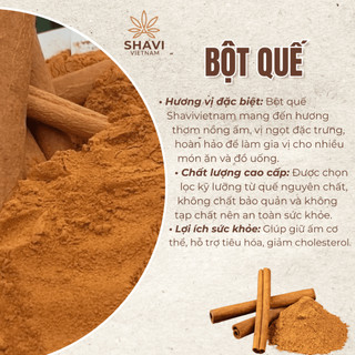 Bột Quế Hữu  nguyên chất  - Hương Vị Tinh Tế Từ Thiên Nhiên ( 50g)
