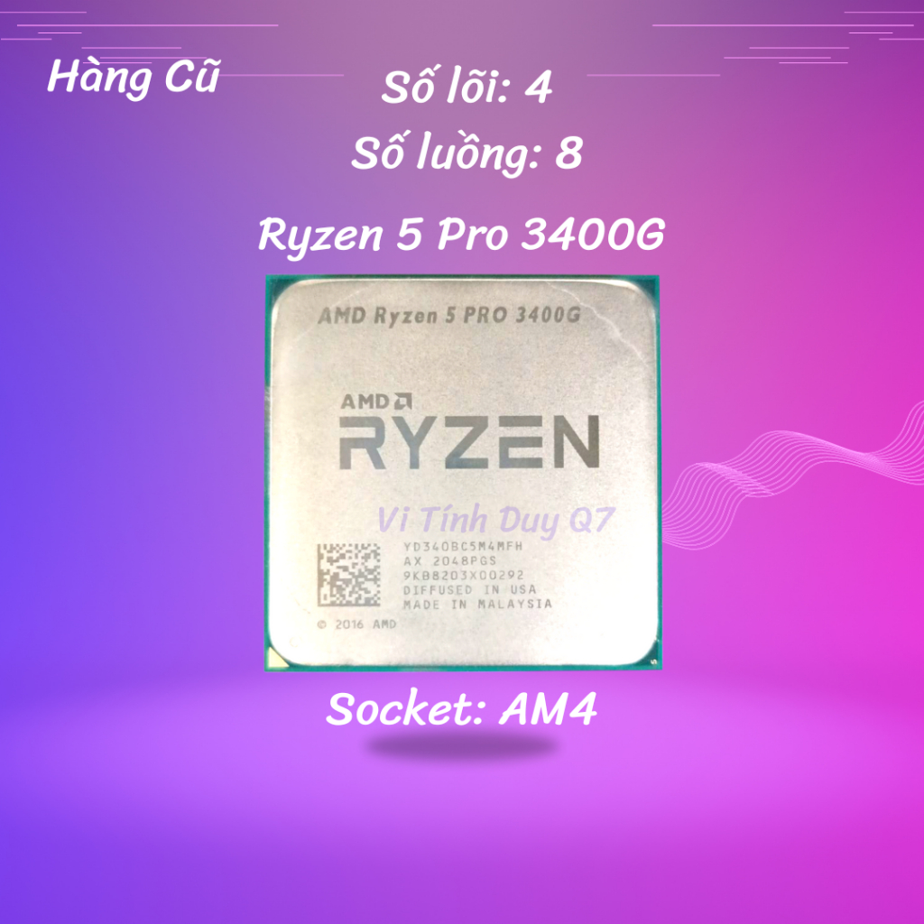CPU AMD Ryzen 5 Pro 3400G | Shopee Việt Nam