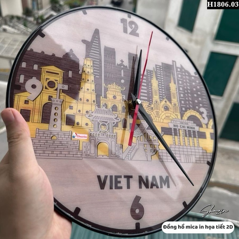 ĐỒNG HỒ GỖ - BỨC TRANH VIỆT NAM