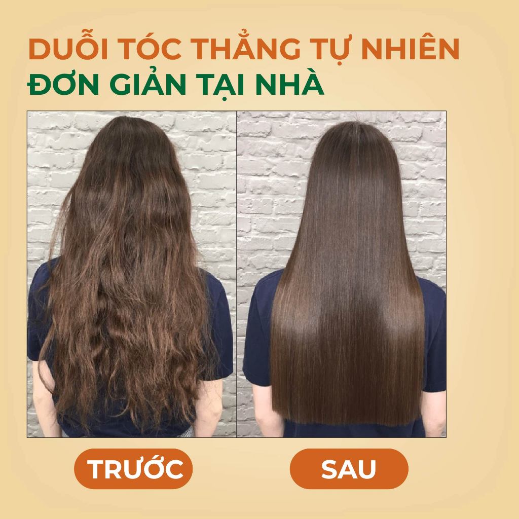 Thuốc duỗi tóc tại nhà kem ép duỗi tóc tại nhà bảo vệ không tổn thương tóc Bellena Hair Straightening Cream 250ml