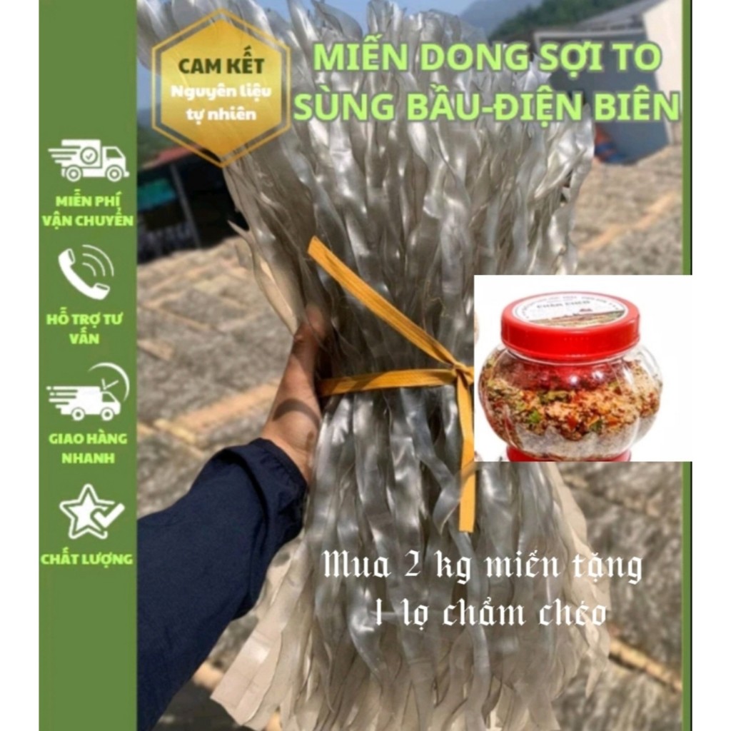 Miến dong sùng bầu đặc sản Tây Bắc 100% từ củ dong riềng giúp sợi miến ...