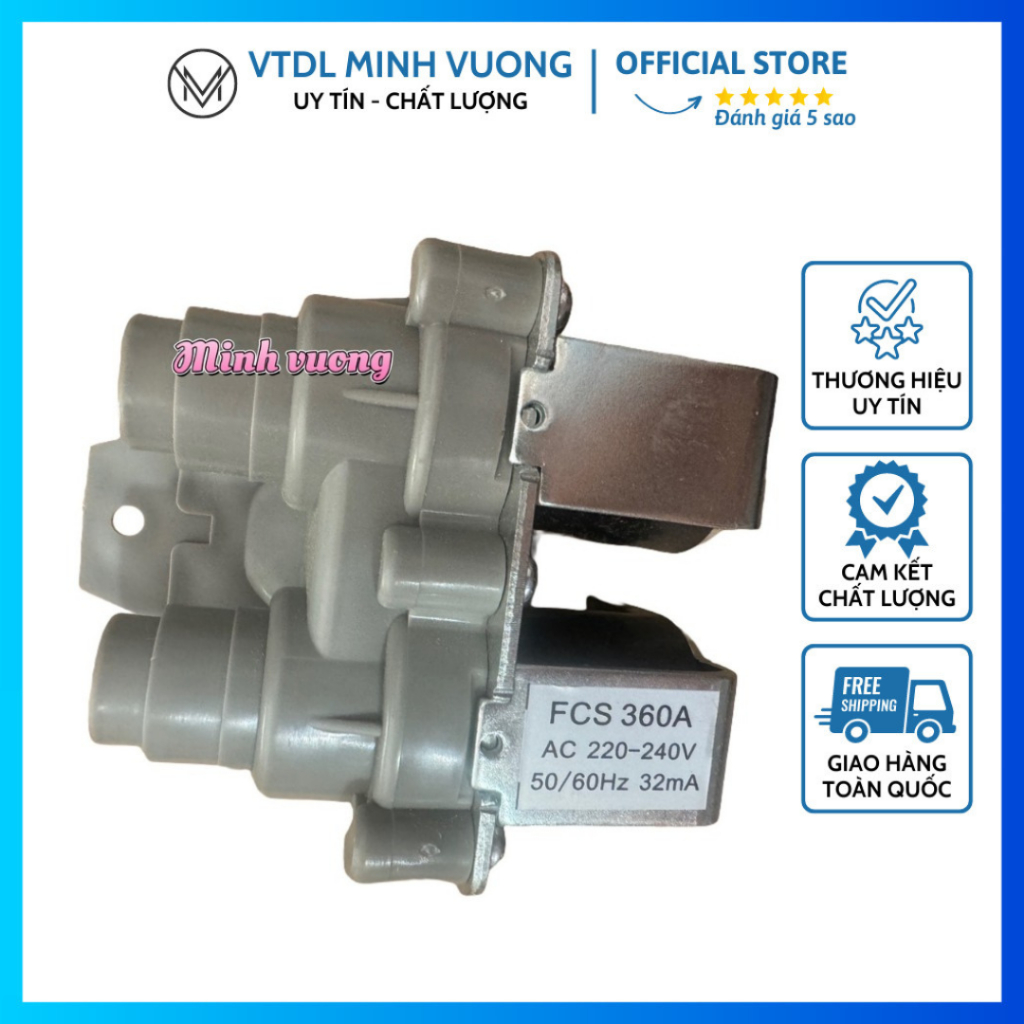 Van Cấp Nước Đôi Máy Giặt Toshiba Lồng Đứng Hàng Mới 100% Đẹp