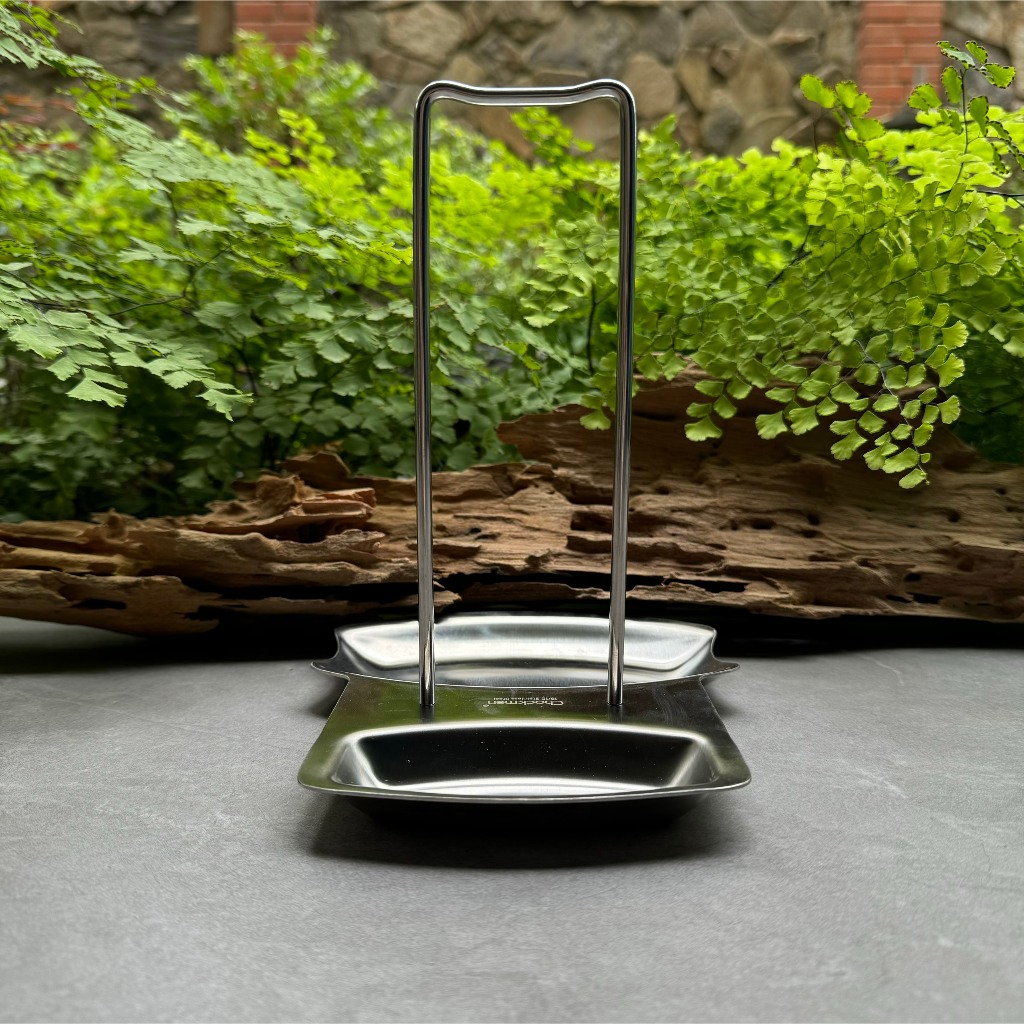 Giá Để Nắp Muôi CHOCKMEN Inox Dày Dặn Giá Gác Đũa Nắp Nồi Giá Để Muỗng Muôi Canh Nhà Bếp