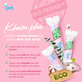 Bông Tẩy Trang Ipek Cotton Pads 150 miếng