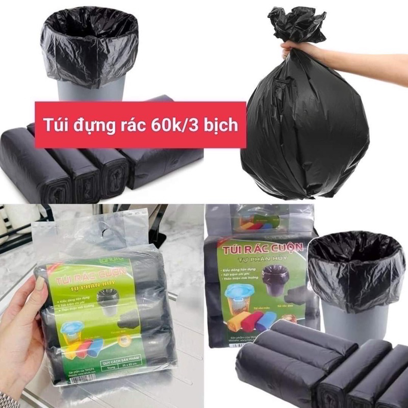 túi đen đựng rác | Shopee Việt Nam