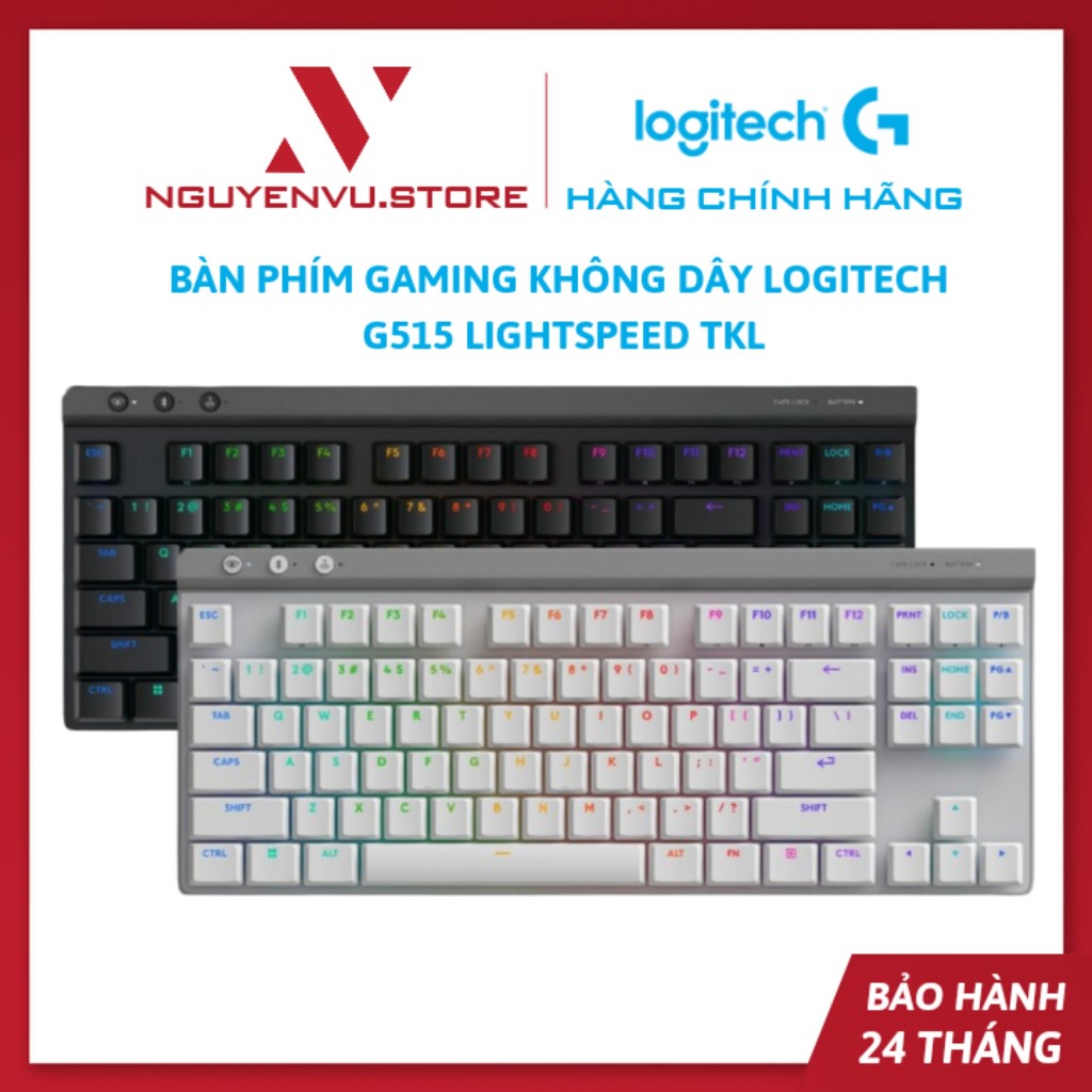 Bàn Phím Gaming Không Dây Logitech G515 LightSpeed TKL - Hàng Chính Hãng | BigBuy360 - bigbuy360.vn