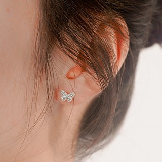 Khuyên tai bạc nữ LAMY Fashion Butterfly Silver Earrings 3245- Khuyên tai bạc ta