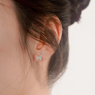 Khuyên tai bạc nữ LAMY Fashion Butterfly Silver Earrings 3245- Khuyên tai bạc ta