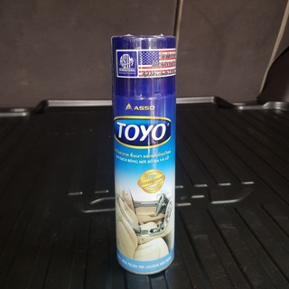 [Thùng 12 Chai] Xịt bóng da gỗ nội ngoại thất nhựa ô tô xe máy toyo 500ml