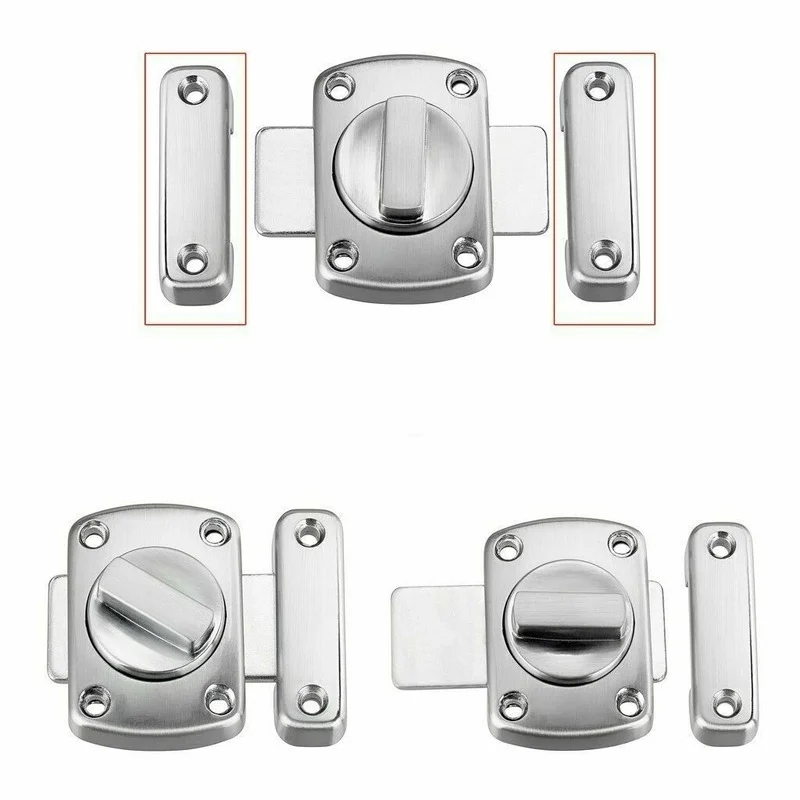 Khóa Chốt Núm Xoay lớn nhỏ 3 màu vàng/bạc/đen