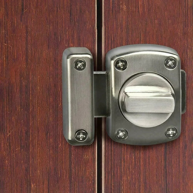 Khóa Chốt Núm Xoay lớn nhỏ 3 màu vàng/bạc/đen