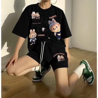 Áo thun Nữ Chepol unisex chất liệu cotton co dãn 2 chiều hàng thiết kế cao cấp hình gấu labubu có bigsize cpt410