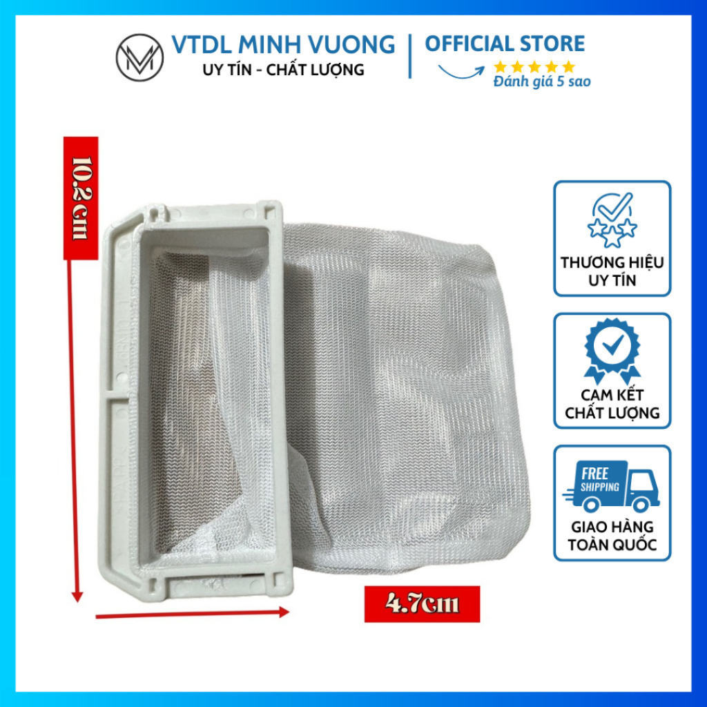 Túi Lọc Rác, Lưới Lọc Rác Máy Giặt Panasonic (Chữ D) 7kg Loại Bỏ Mọi ...