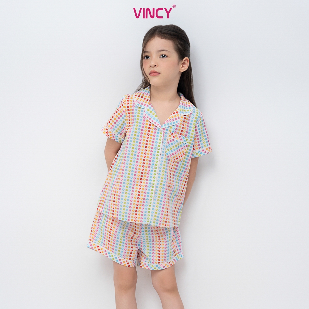 Ảnh Bộ pijama short chất kate, họa tiết đặc trưng cho Noel cho bé KSK066S92 4