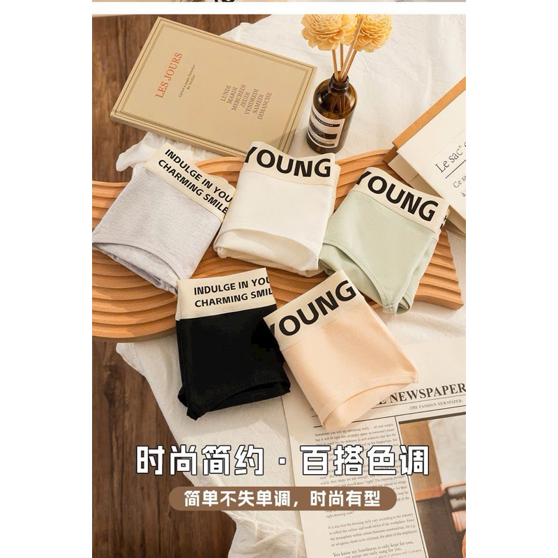 QUẦN LÓT COTTON CẠP CHỮ YOUNG 290