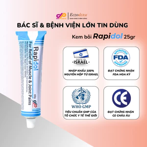 Kem bôi giảm đau nhức và viêmkhớp RAPIDOL DANPHARM Tuýp 60g nhập khẩu Israel tuyp 60g