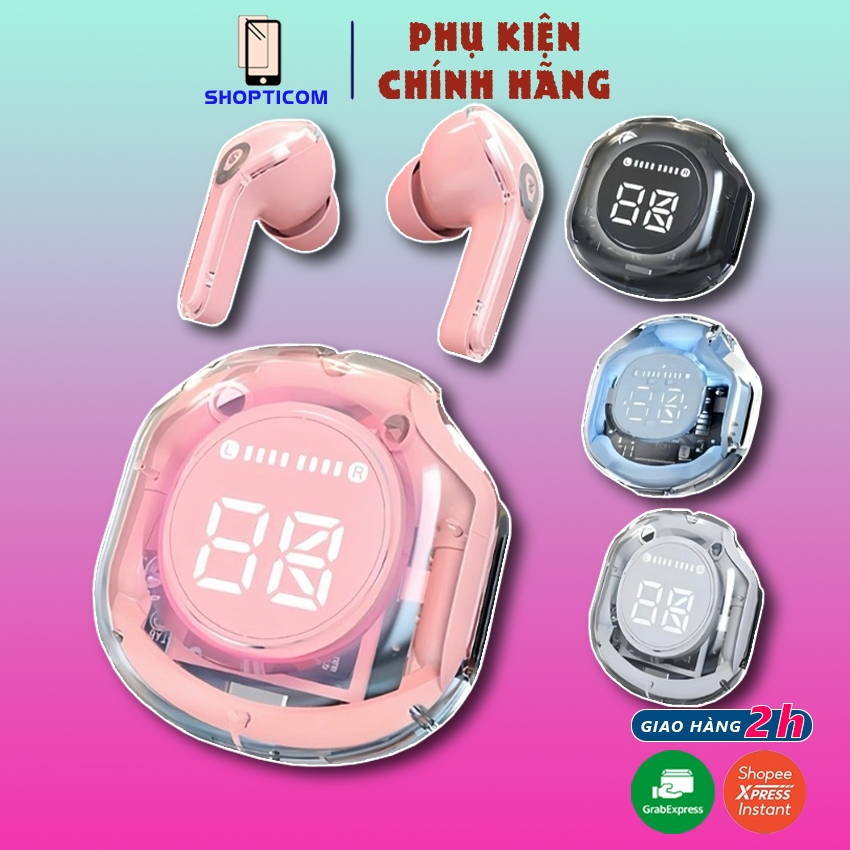 Tai nghe bluetooth không dây KY9 Pro S P kèm vỏ bảo vệ+dây đeo cảm ứng ...
