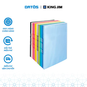 Bìa 20 lá A4 King Jim 186-20GSV 16 màu tươi sáng tùy chọn.