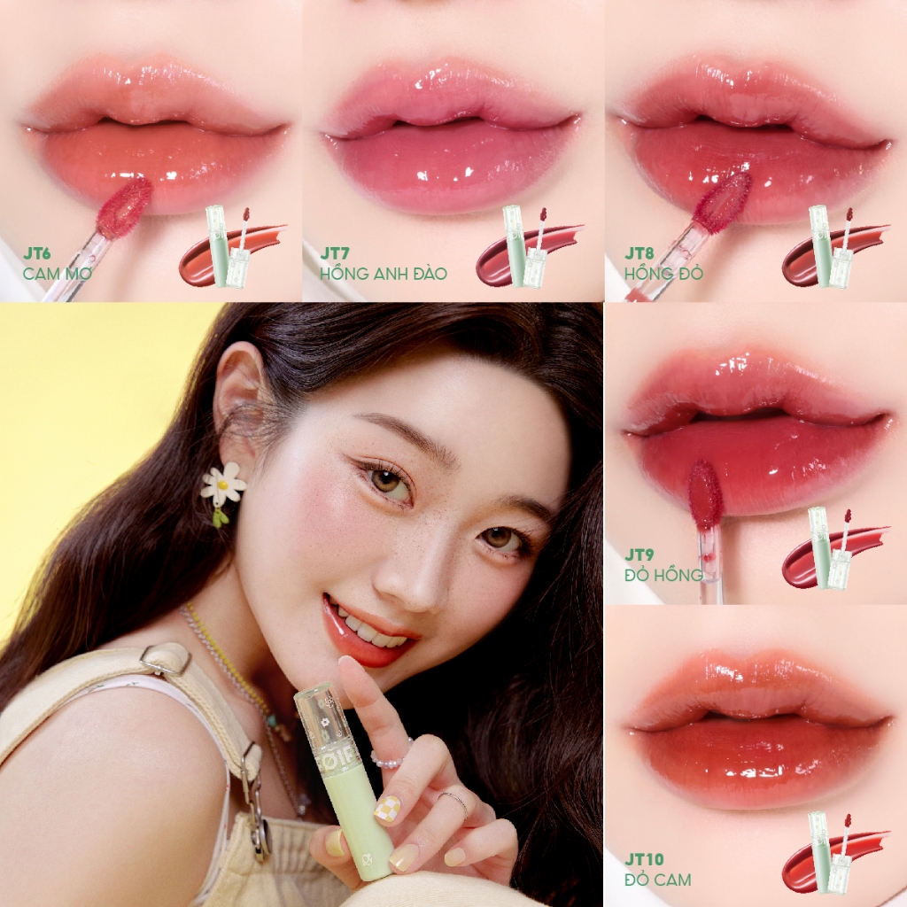 Ảnh [Ver 2] Son Tint Bóng Thuần Chay, Ẩm Mọng, Bền Màu FOIF Juicy Fit Tint 3g 3