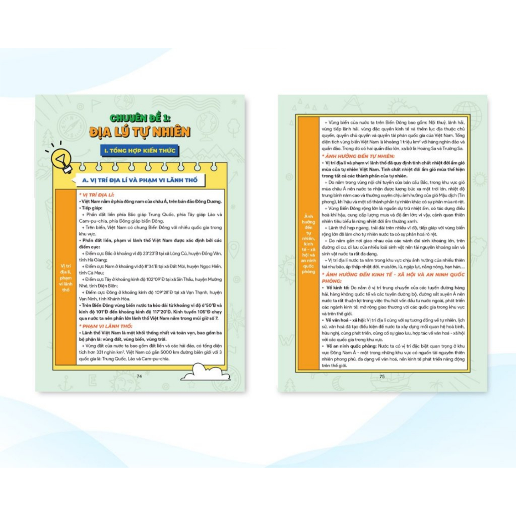 Ảnh Sách - Sổ Tay Kiến Thức Sử Địa GDCD lớp 12 Ôn Thi THPT 4