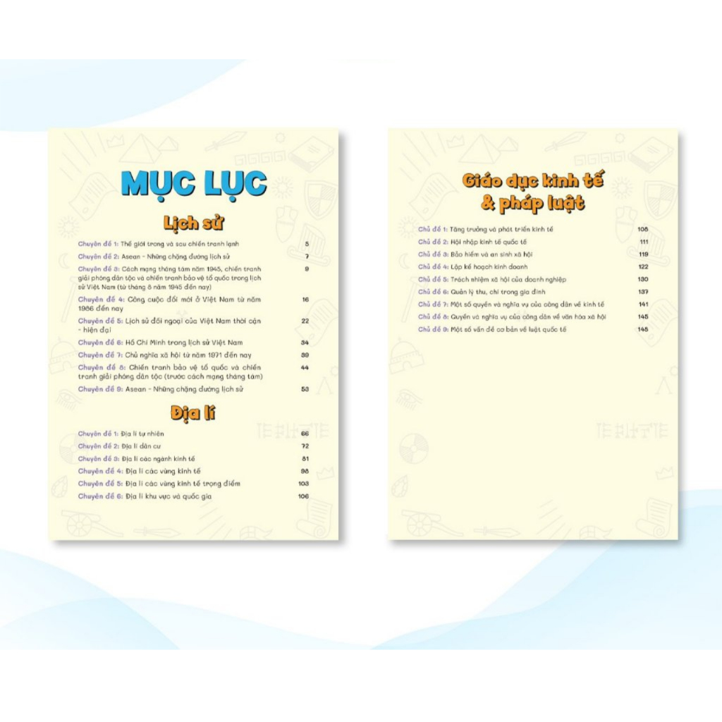 Ảnh Sách - Sổ Tay Kiến Thức Sử Địa GDCD lớp 12 Ôn Thi THPT 2