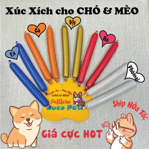 Xúc Xích LANGLIKE Combo 10 Cây Xúc Xích Cho Chó Và Mèo
