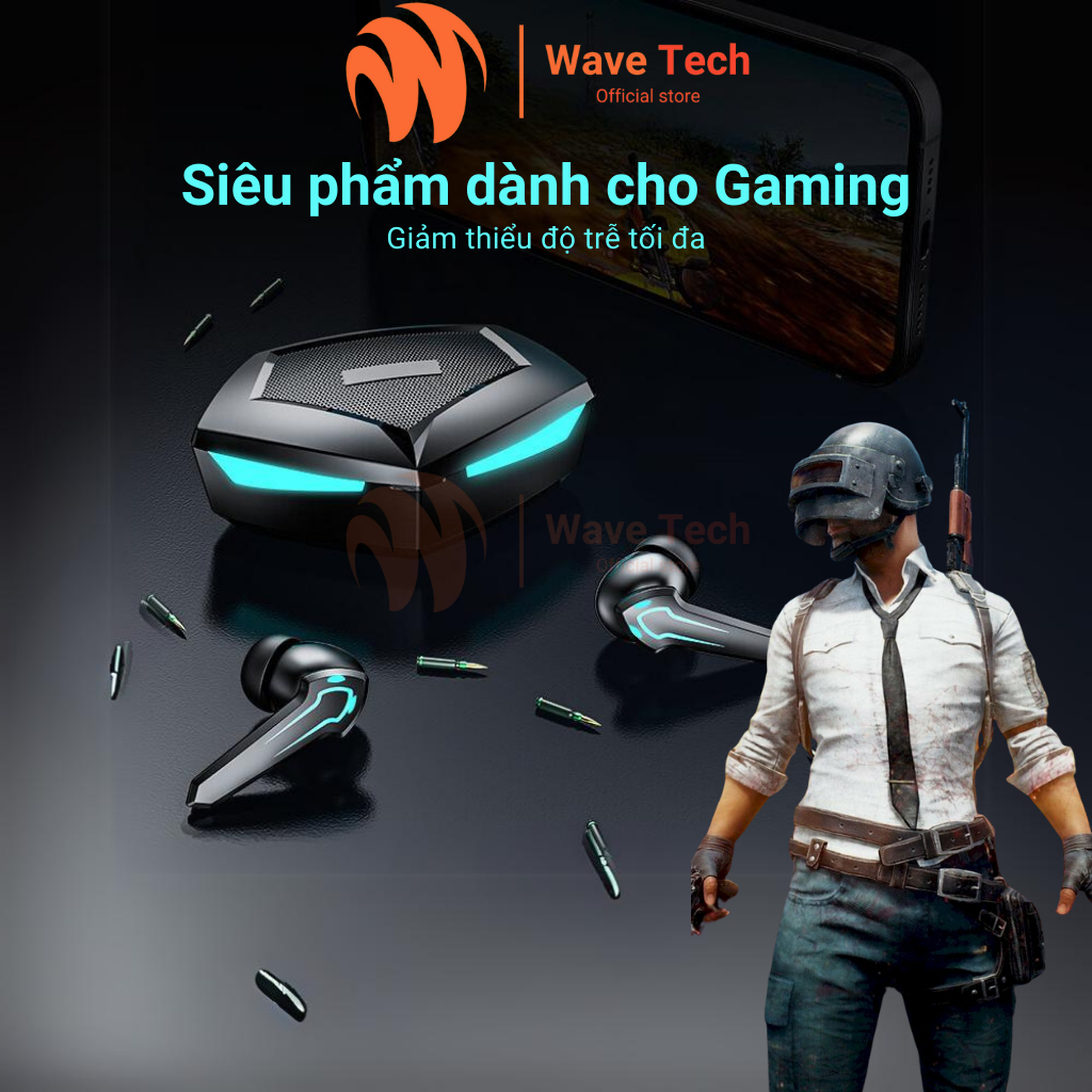 Tai nghe gaming không dây P36, Tai nghe bluetooth độ trễ thấp, Tai nghe ...