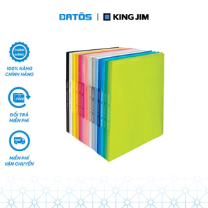 Bìa 40 lá A4 King Jim 186-40GSV 16 màu tùy chọn.