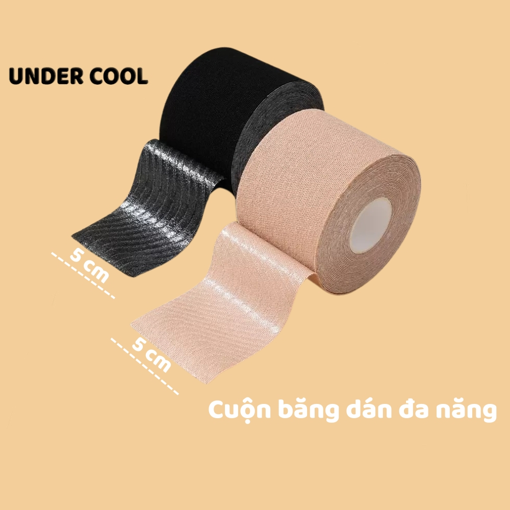 Miếng dán nâng ngực cho nữ UNDERCOOL cuộn dán ngực vô hình tiện dụng tạo được nhiều kiểu nâng ngực đa năng-144 DT05