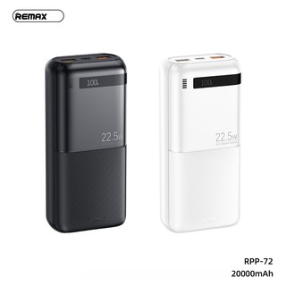 [Có 3C] Sạc Dự Phòng Remax RPP-72 20000mAh USB-A QC3.0 22.5W và TypeC PD 20W - Phụ Kiện Nhất Tín