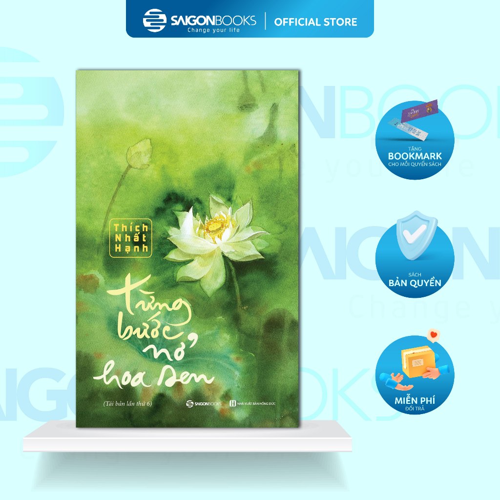 Ảnh Sách - Từng bước nở hoa sen (TB 2024) - Thích Nhất Hạnh 1