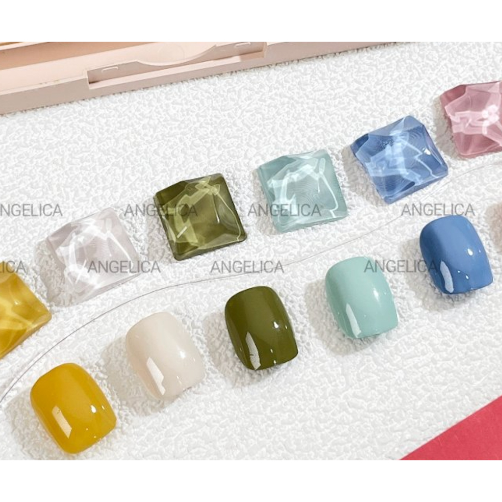 Set Gel Thạch dặm omber 9 màu chính hãng ANGELICA