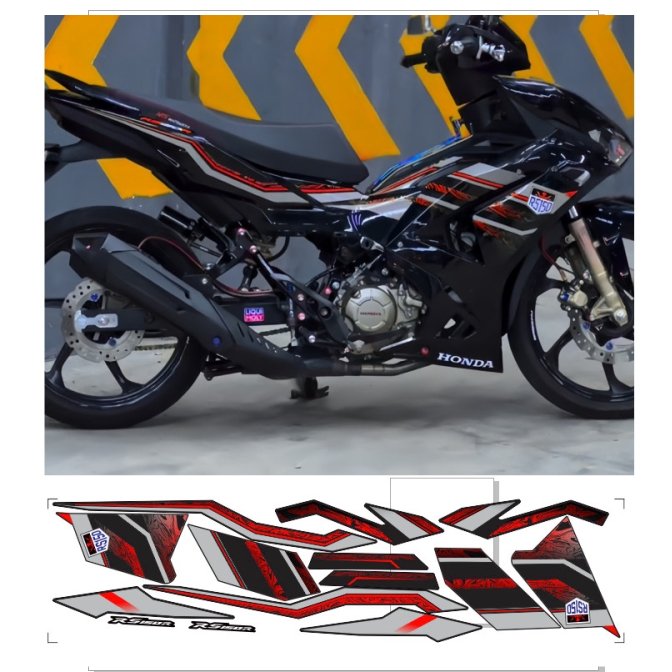 tem rời  winner x v3 cao cấp chất liệu in 3 lớp PPF chống nước không phai màu nhãn dán
