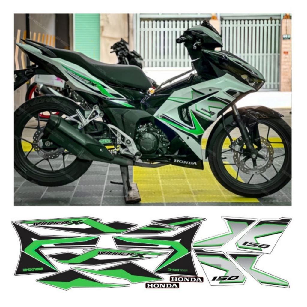 tem rời winner x v3 cao cấp chất liệu in 3 lớp PPF chống nước không phai màu NHÃN DÁN.