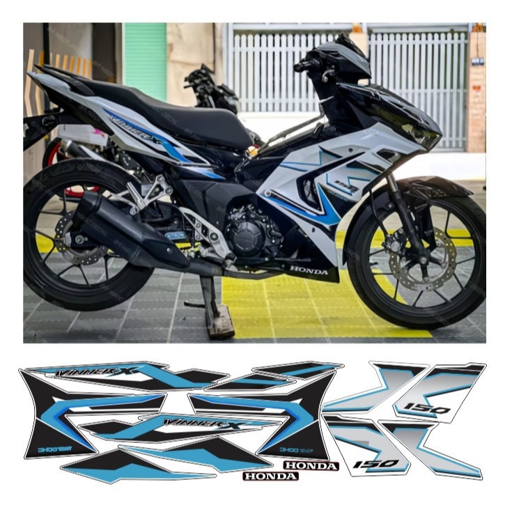 tem rời winner x v3 cao cấp chất liệu in 3 lớp PPF chống nước không phai màu NHÃN DÁN.