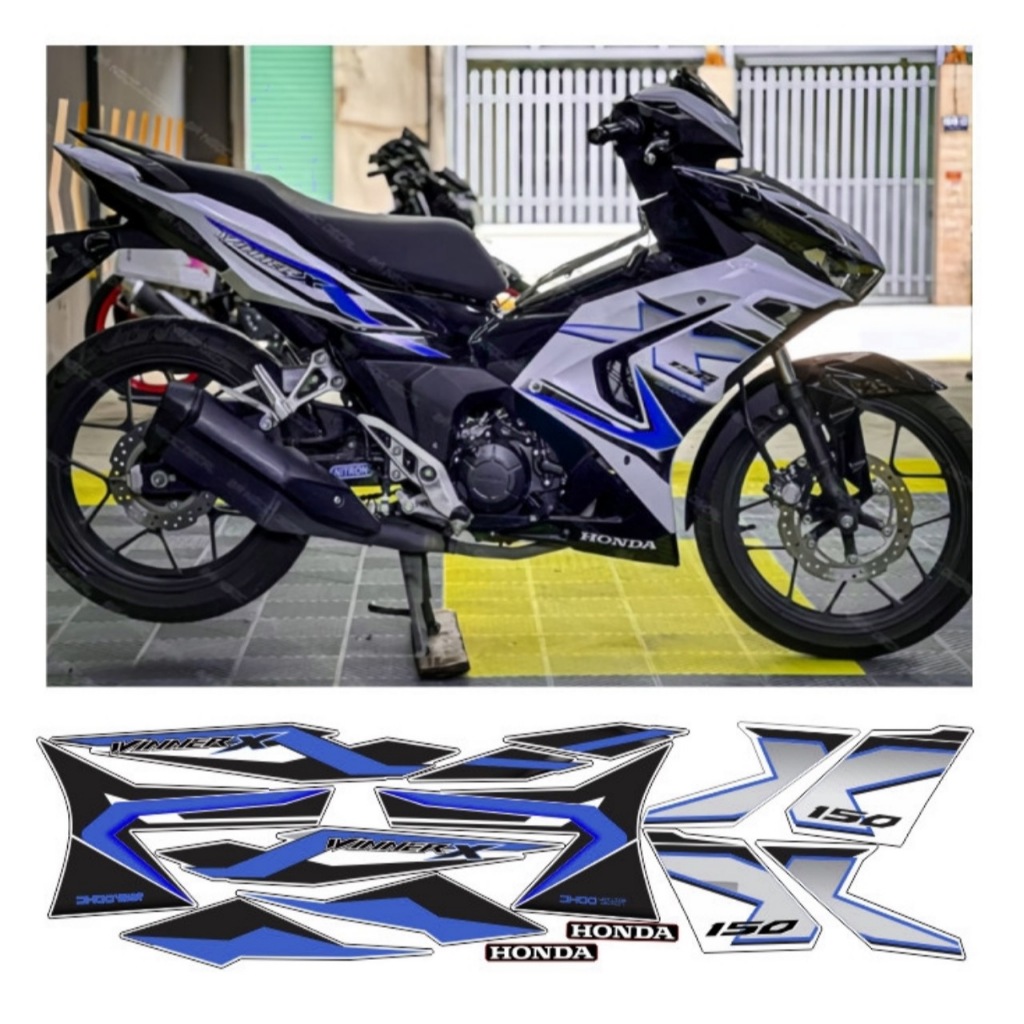 tem rời winner x v3 cao cấp chất liệu in 3 lớp PPF chống nước không phai màu NHÃN DÁN.