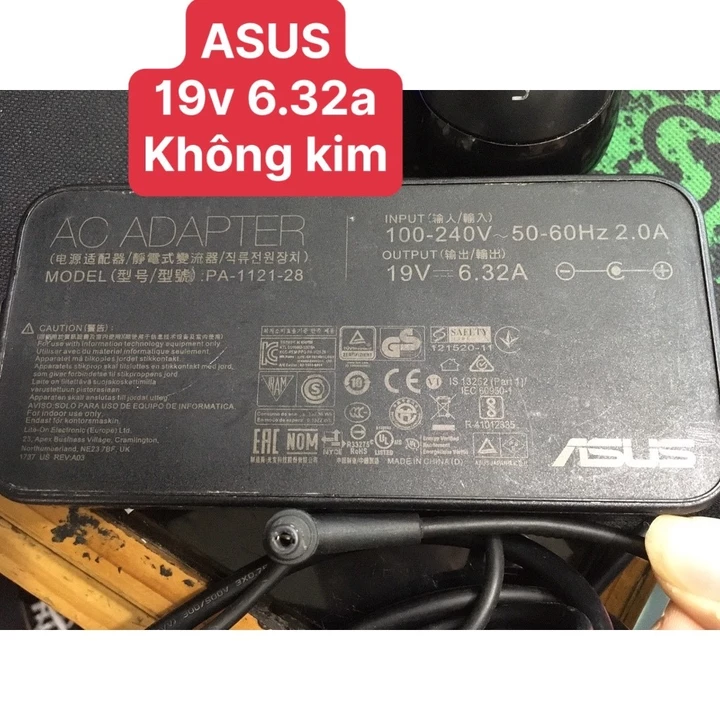 🌟CŨ ZIN🌟 Sạc Laptop Asus Gaming 19V 6.32A 20V 12A 120W kèm dây nguồn FX504 - chân kim / không kim
