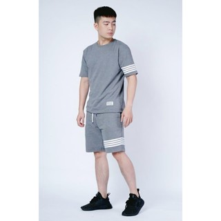 [Mã DOTHIEN30 giảm 30K đơn 50K] Quần áo Thun Nam - bộ quần áo nam 4 sọc kẻ thời trang mùa hè T6 K