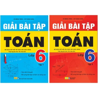 Combo 2 Cuốn Giải Bài Tập Toán 6 - Bộ Sách Kết Nối Tri Thức Với Cuộc Sống - ndbooks
