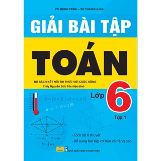 Combo 2 Cuốn Giải Bài Tập Toán 6 - Bộ Sách Kết Nối Tri Thức Với Cuộc Sống - ndbooks
