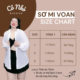 Áo Sơ Mi Voan Mỏng Bigsize Nữ Khoác Ngoài Xuyên Thấu Đi Biển Vải Mặc Mát Mùa Hè SM VOAN