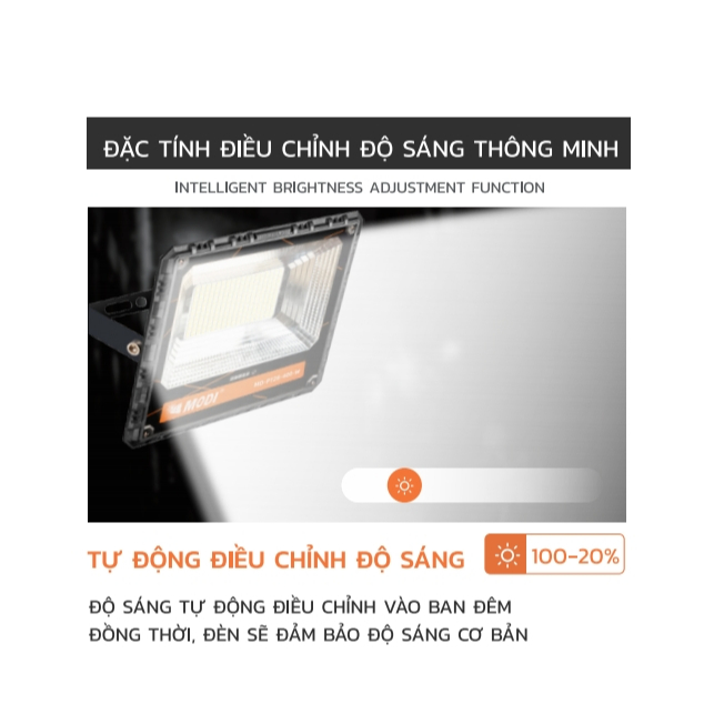 Ảnh Đèn Led Năng Lượng Mặt Trời MODI SOLAR Siêu Sáng Chống Nước Loại 50W, 80W, 120W, 200W,300W, 400W 3