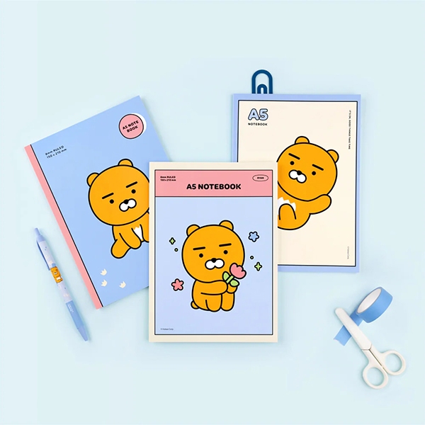 Ảnh Set 3 cuốn sổ A5 Kakao Friends 1