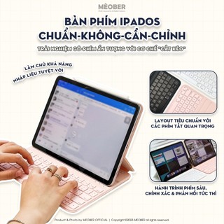 [Premium] Bao Da Kèm Bàn Phím Wireless Folio Keyboard cho iPad Air 4/5/6/7, Pro 11  M1 M2, Gen 10/11 by MèoBer