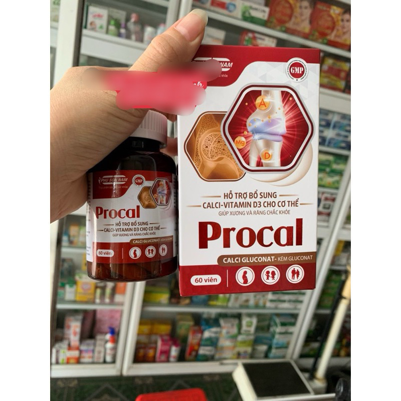 ✅(Chính Hãng) Procal canxi hỗ trợ xương chắc khỏe,date mới