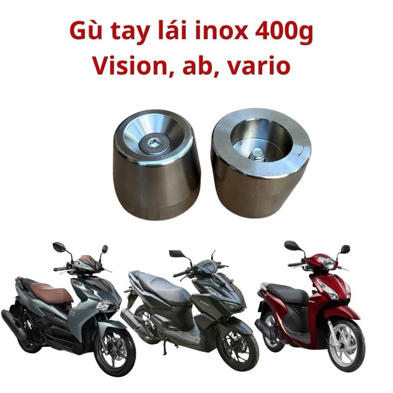 Gù Tiện Lòng inox 304 Chống rung tay lái ab,vision,vario 160 Gắn như ...