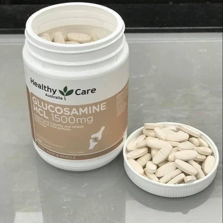 VIÊN UỐNG BỔ XƯƠNG KHỚP HEALTHY CARE GLUCOSAMINE HCL 1500MG 400 VIÊN |  Shopee Việt Nam