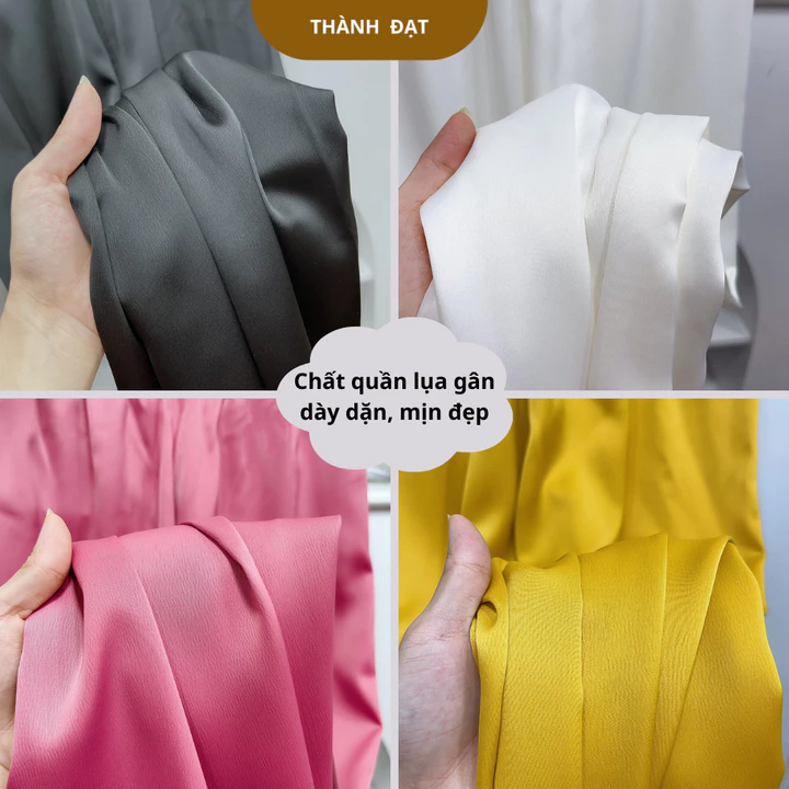 Áo bà ba nữ, đồ bà ba tay loe, bán riêng áo và quần, đồ lam nữ vải lụa gấm mịn đẹp mặc thoải mái thoáng mát_mã abb3